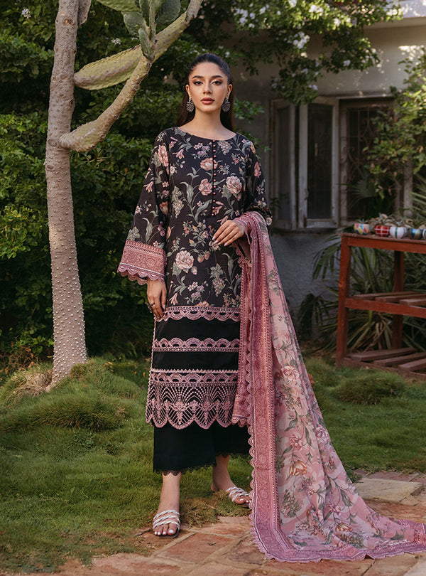 Zainab Chottani | Tahra Lawn 24 | RYMA - D 1A by Zainab Chottani - Designer Dress - Type: Ladies Clothes - Available at Libayah - 100% Original
