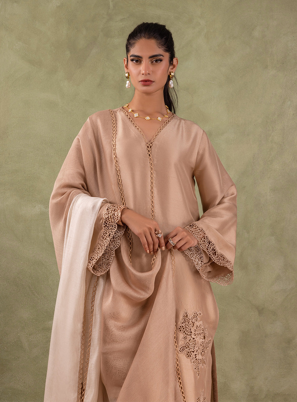 Zainab Chottani | Luxury Pret | CORAL CHAMPAGNE by Zainab Chottani - Designer Dress - Type: Ladies Clothes - Available at Libayah - 100% Original