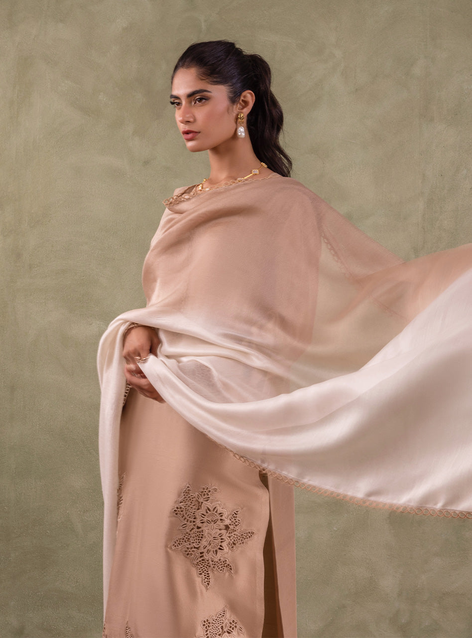 Zainab Chottani | Luxury Pret | CORAL CHAMPAGNE by Zainab Chottani - Designer Dress - Type: Ladies Clothes - Available at Libayah - 100% Original