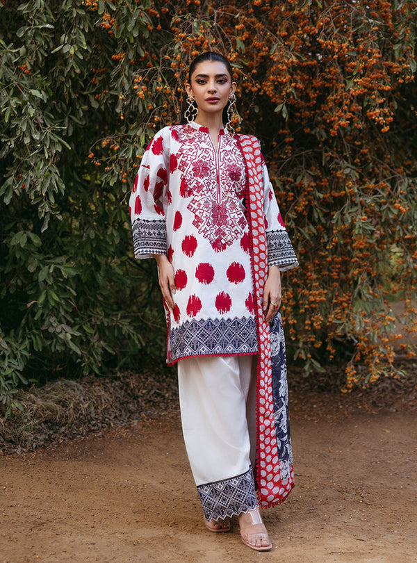 Zainab Chottani | Tahra Lawn 24 | FREYA - D 10A by Zainab Chottani - Designer Dress - Type: Ladies Clothes - Available at Libayah - 100% Original