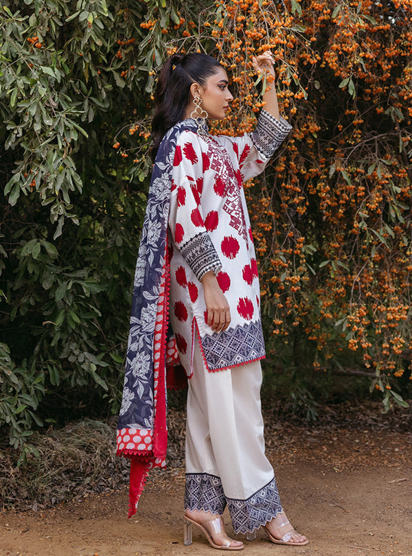 Zainab Chottani | Tahra Lawn 24 | FREYA - D 10A by Zainab Chottani - Designer Dress - Type: Ladies Clothes - Available at Libayah - 100% Original