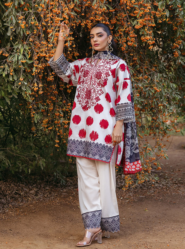 Zainab Chottani | Tahra Lawn 24 | FREYA - D 10A by Zainab Chottani - Designer Dress - Type: Ladies Clothes - Available at Libayah - 100% Original