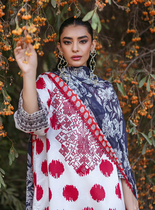 Zainab Chottani | Tahra Lawn 24 | FREYA - D 10A by Zainab Chottani - Designer Dress - Type: Ladies Clothes - Available at Libayah - 100% Original