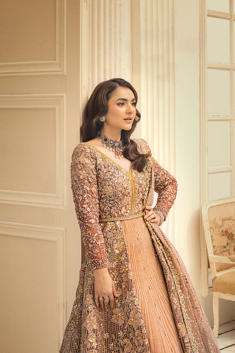 Erum Khan | Iris Bridal Couture 24 | SAPPHIRE SERENITY by Erum Khan - Designer Dress - Type: Bridal - Available at Libayah - 100% Original