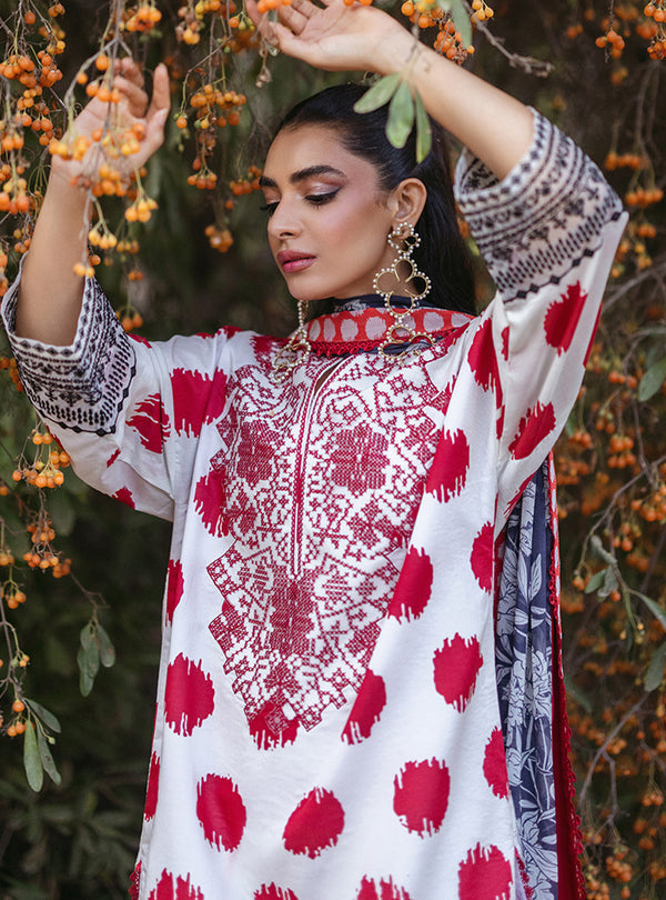 Zainab Chottani | Tahra Lawn 24 | FREYA - D 10A by Zainab Chottani - Designer Dress - Type: Ladies Clothes - Available at Libayah - 100% Original