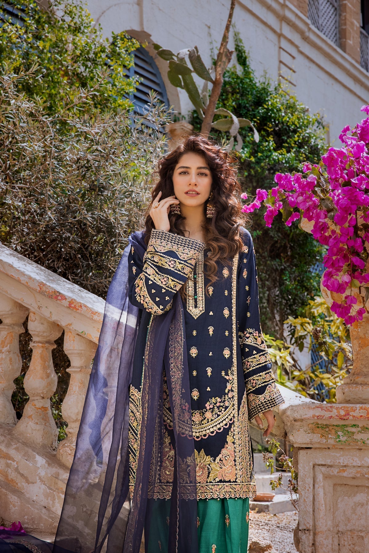 Erum Khan | Umaima Eid Edit | ANABIA by Erum Khan - Designer Dress - Type: Ladies Clothes - Available at Libayah - 100% Original