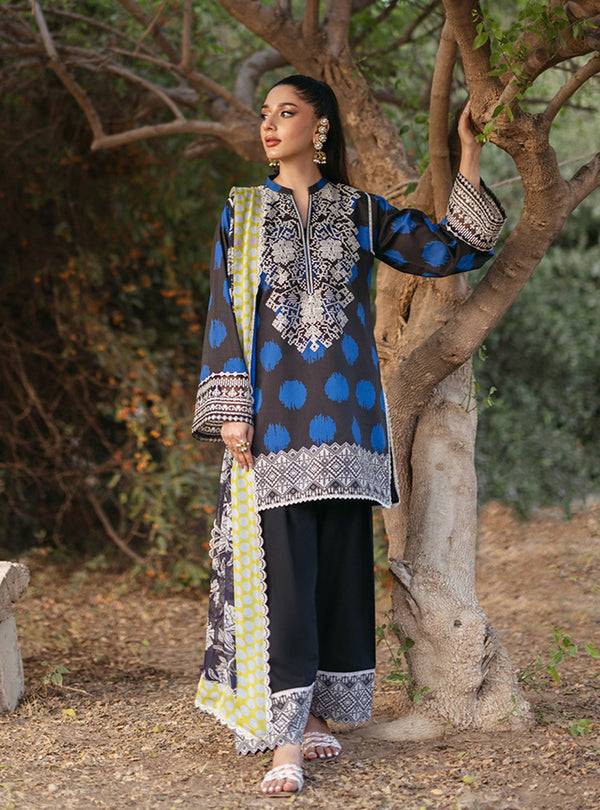 Zainab Chottani | Tahra Lawn 24 | FREYA - D 10B by Zainab Chottani - Designer Dress - Type: Ladies Clothes - Available at Libayah - 100% Original