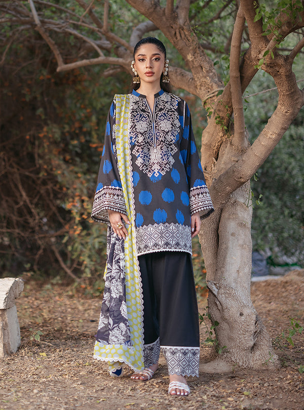 Zainab Chottani | Tahra Lawn 24 | FREYA - D 10B by Zainab Chottani - Designer Dress - Type: Ladies Clothes - Available at Libayah - 100% Original