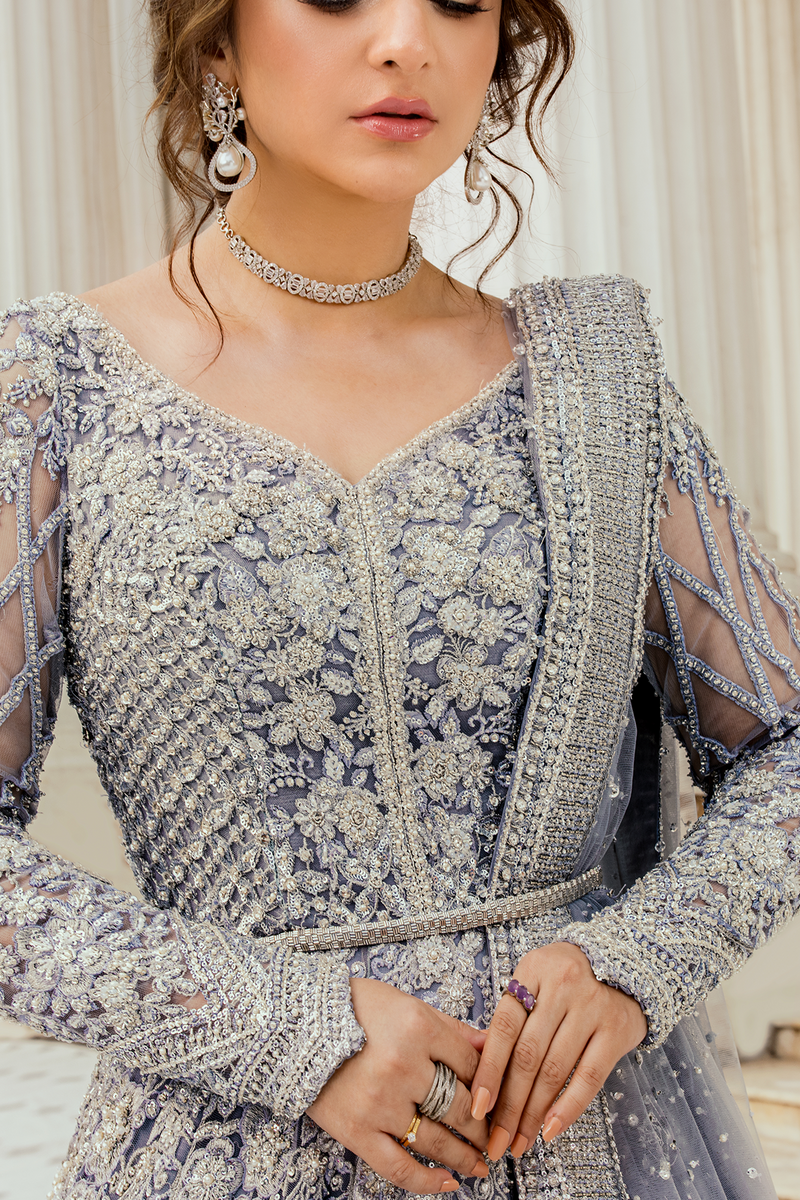 Erum Khan | Iris Bridal Couture 24 | MOONLIT MAJESTY by Erum Khan - Designer Dress - Type: Bridal - Available at Libayah - 100% Original