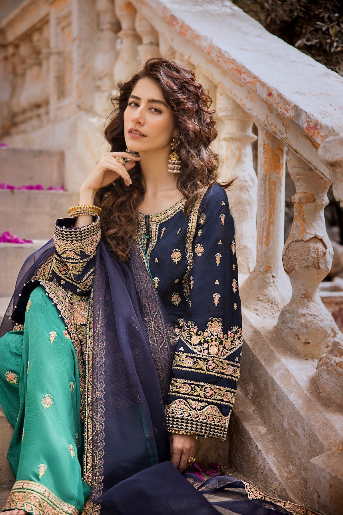 Erum Khan | Umaima Eid Edit | ANABIA by Erum Khan - Designer Dress - Type: Ladies Clothes - Available at Libayah - 100% Original