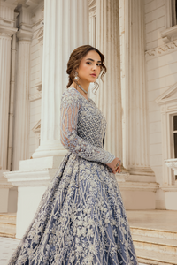 Erum Khan | Iris Bridal Couture 24 | MOONLIT MAJESTY by Erum Khan - Designer Dress - Type: Bridal - Available at Libayah - 100% Original