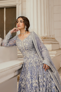 Erum Khan | Iris Bridal Couture 24 | MOONLIT MAJESTY by Erum Khan - Designer Dress - Type: Bridal - Available at Libayah - 100% Original