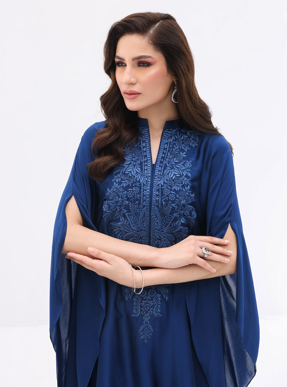 Zainab Chottani | Casual Pret | NAVY CASCADE by Zainab Chottani - Designer Dress - Type: Casual - Available at Libayah - 100% Original
