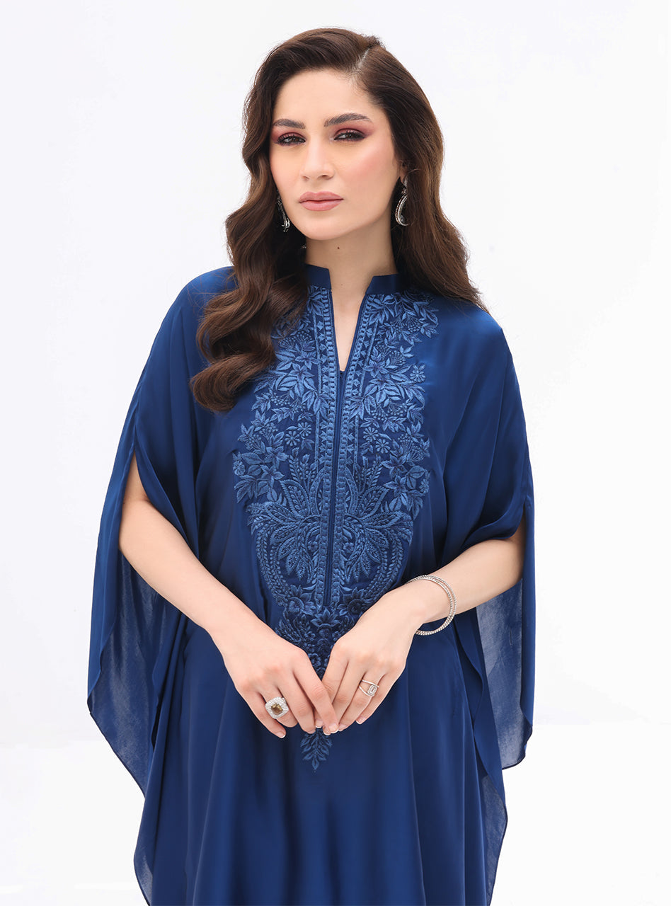 Zainab Chottani | Casual Pret | NAVY CASCADE by Zainab Chottani - Designer Dress - Type: Casual - Available at Libayah - 100% Original