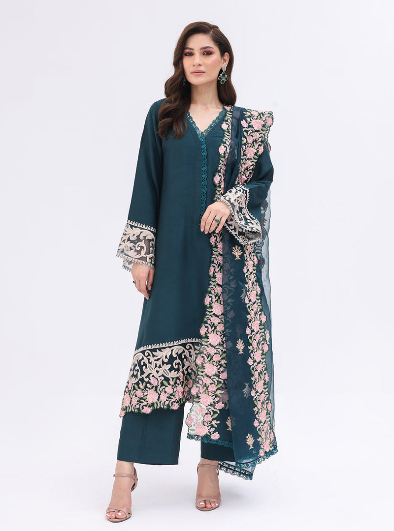 Zainab Chottani | Luxury Pret | JADE ECTASY by Zainab Chottani - Designer Dress - Type: Ladies Clothes - Available at Libayah - 100% Original