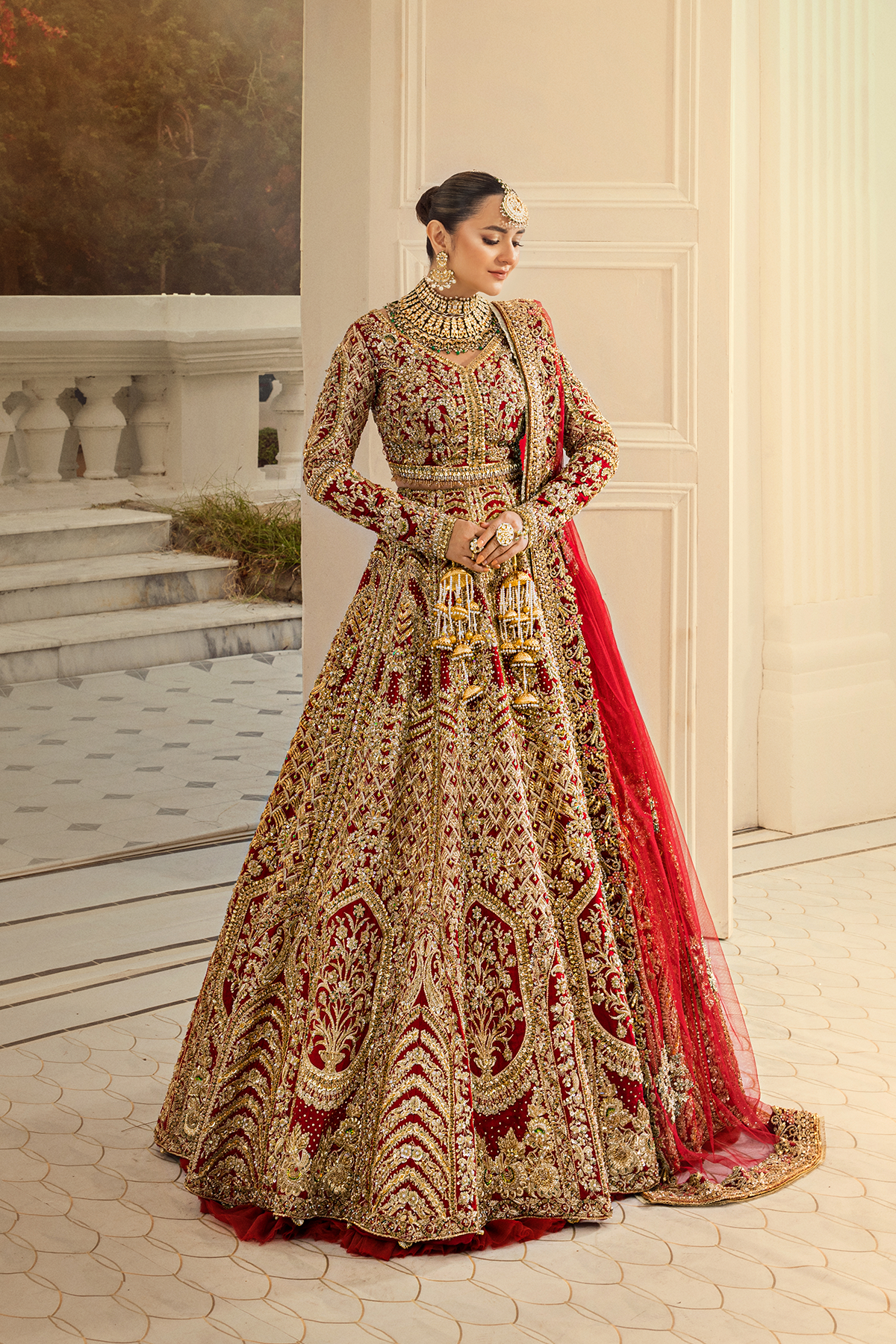 Erum Khan | Iris Bridal Couture 24 | Royal Rose by Erum Khan - Designer Dress - Type: Bridal - Available at Libayah - 100% Original