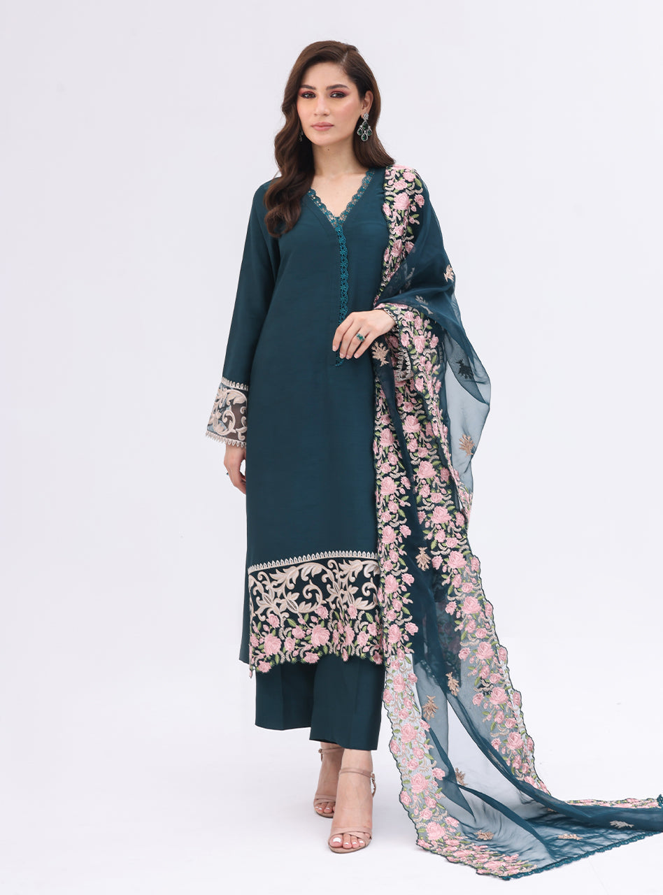 Zainab Chottani | Luxury Pret | JADE ECTASY by Zainab Chottani - Designer Dress - Type: Ladies Clothes - Available at Libayah - 100% Original