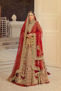 Erum Khan | Iris Bridal Couture 24 | Royal Rose by Erum Khan - Designer Dress - Type: Bridal - Available at Libayah - 100% Original