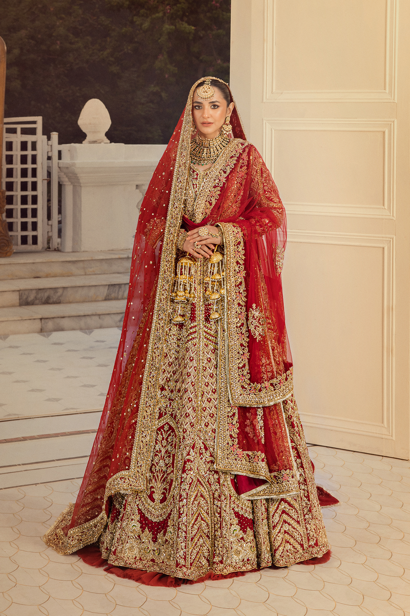 Erum Khan | Iris Bridal Couture 24 | Royal Rose by Erum Khan - Designer Dress - Type: Bridal - Available at Libayah - 100% Original