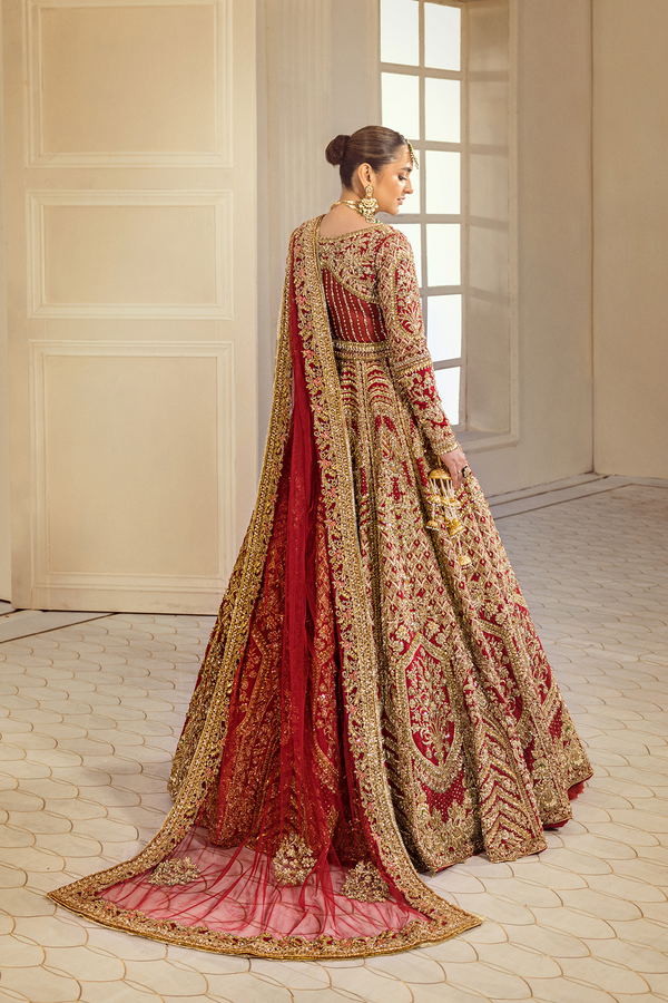 Erum Khan | Iris Bridal Couture 24 | Royal Rose by Erum Khan - Designer Dress - Type: Bridal - Available at Libayah - 100% Original