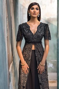 Erum Khan | Dazzling Fiesta | Raven - Designer Dress - Type : Ladies Clothes - Available at Libayah - 100% Original