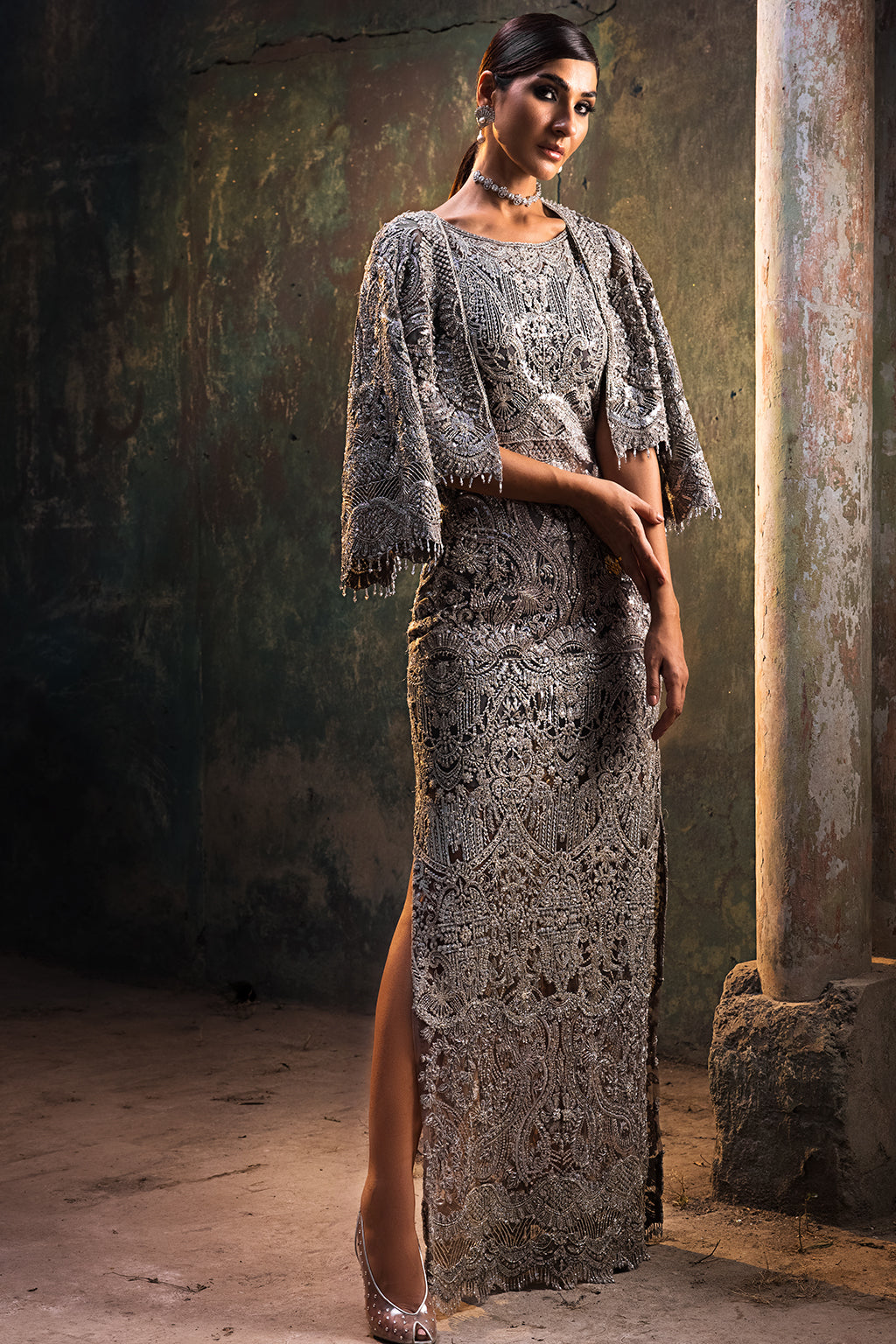Erum Khan | Dazzling Fiesta | Stella - Designer Dress - Type : Ladies Clothes - Available at Libayah - 100% Original
