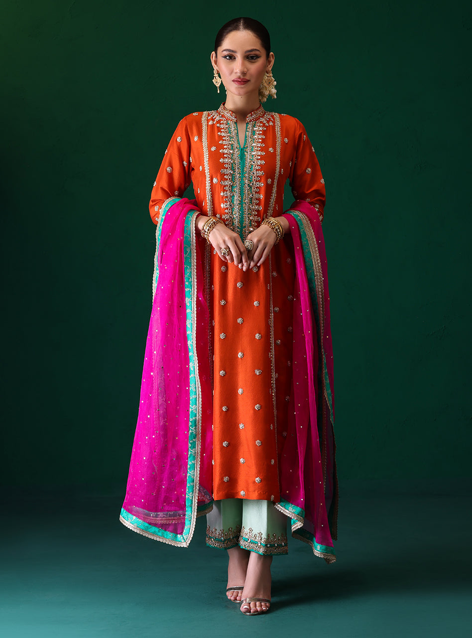 Zainab Chottani | Semi Formals | GULNOOR by Zainab Chottani - Designer Dress - Type: Ladies Clothes - Available at Libayah - 100% Original
