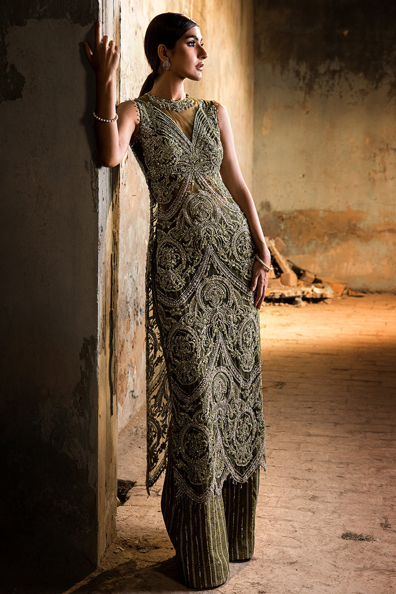 Erum Khan | Dazzling Fiesta | Shamrock - Designer Dress - Type : Ladies Clothes - Available at Libayah - 100% Original