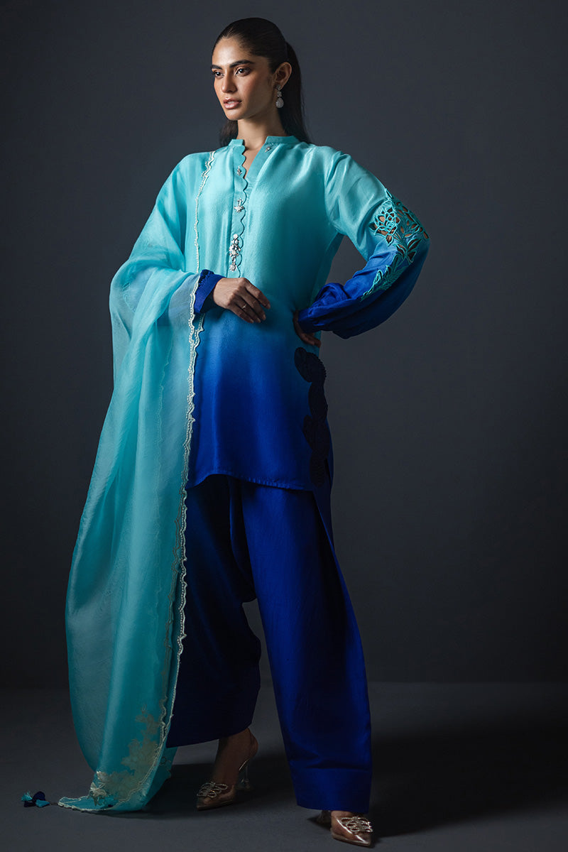 Sana Abbas | Luxury Pret | Lapis by Sana Abbas - Designer Dress - Type: Ladies Clothes - Available at Libayah - 100% Original