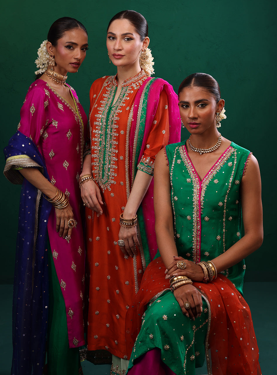 Zainab Chottani | Semi Formals | GULNOOR by Zainab Chottani - Designer Dress - Type: Ladies Clothes - Available at Libayah - 100% Original
