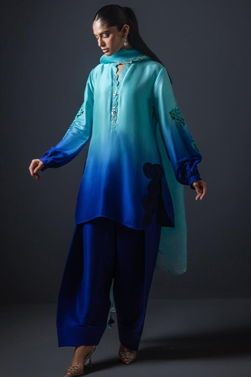 Sana Abbas | Luxury Pret | Lapis by Sana Abbas - Designer Dress - Type: Ladies Clothes - Available at Libayah - 100% Original