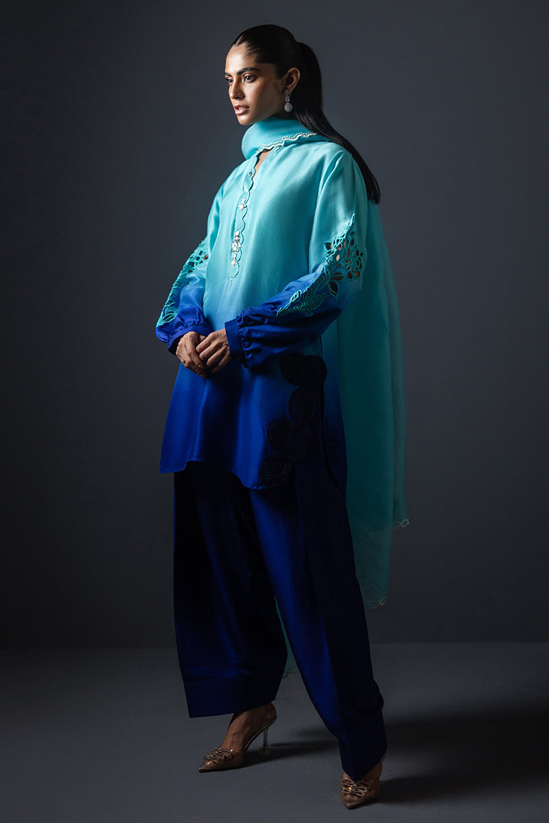 Sana Abbas | Luxury Pret | Lapis by Sana Abbas - Designer Dress - Type: Ladies Clothes - Available at Libayah - 100% Original