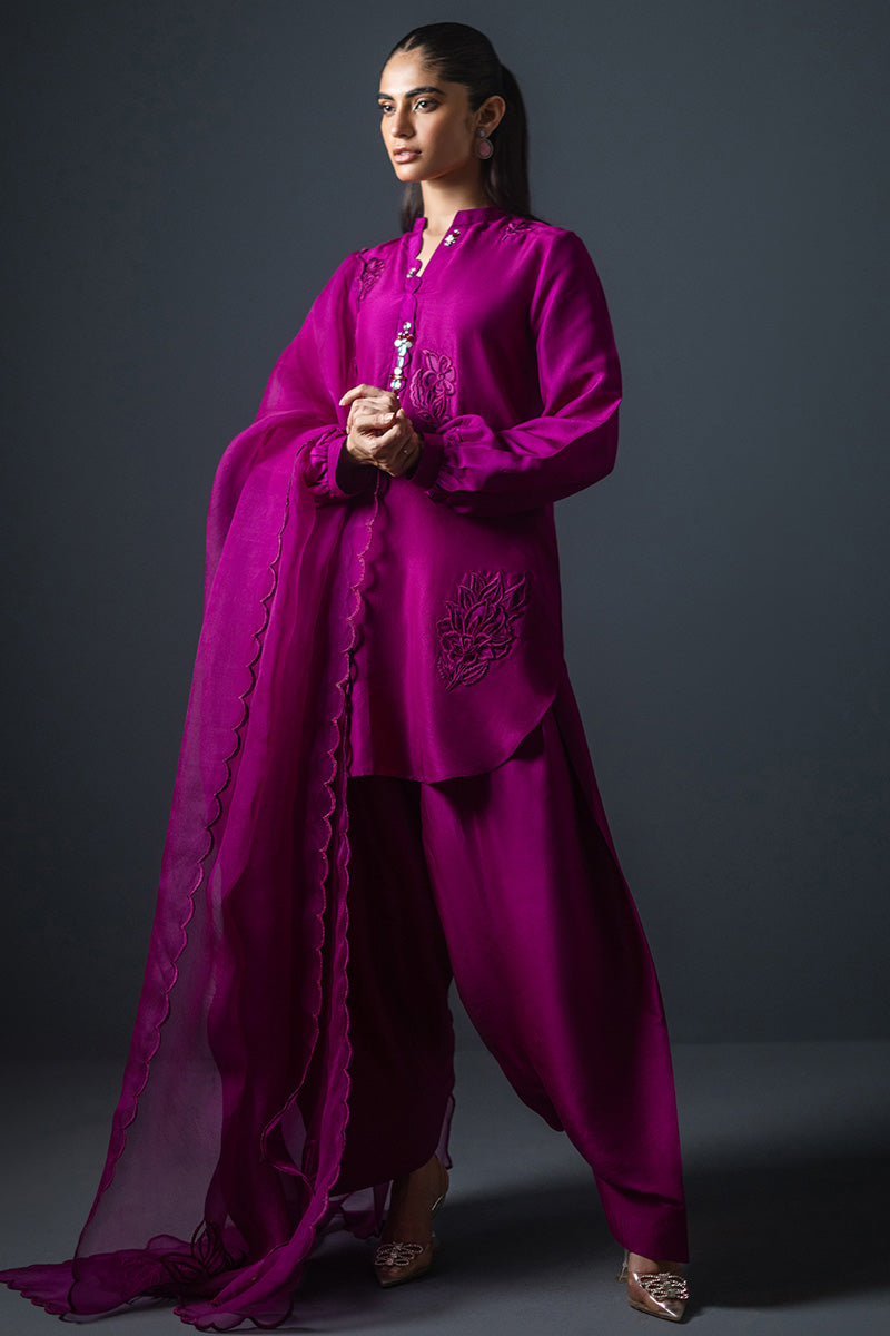 Sana Abbas | Luxury Pret | Pink Sapphire by Sana Abbas - Designer Dress - Type: Ladies Clothes - Available at Libayah - 100% Original