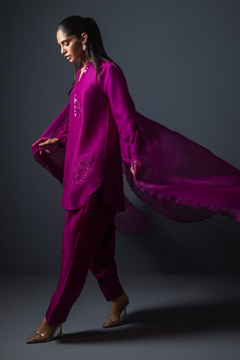 Sana Abbas | Luxury Pret | Pink Sapphire by Sana Abbas - Designer Dress - Type: Ladies Clothes - Available at Libayah - 100% Original