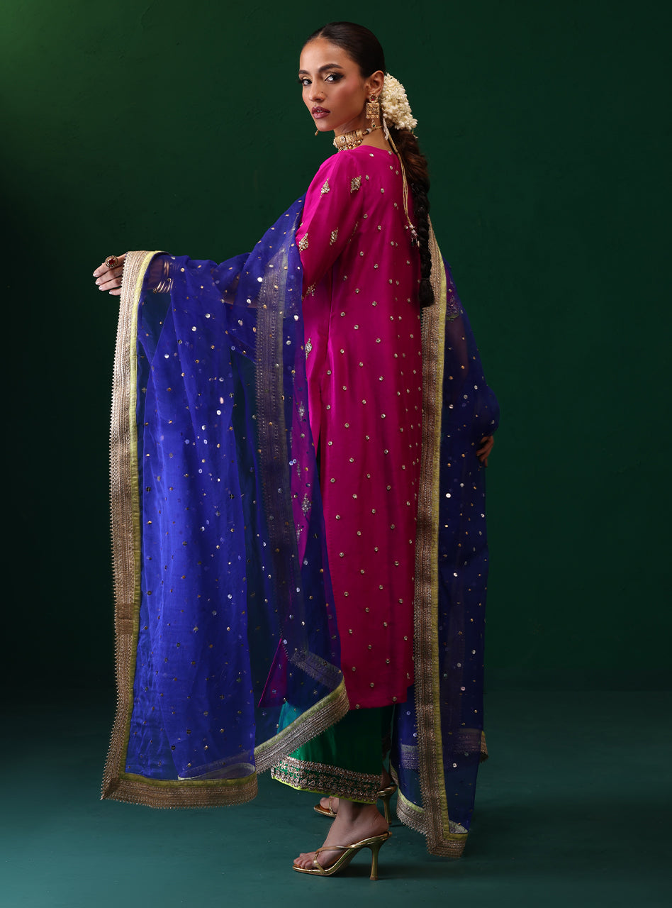 Zainab Chottani | Semi Formals | ZENEL by Zainab Chottani - Designer Dress - Type: Ladies Clothes - Available at Libayah - 100% Original
