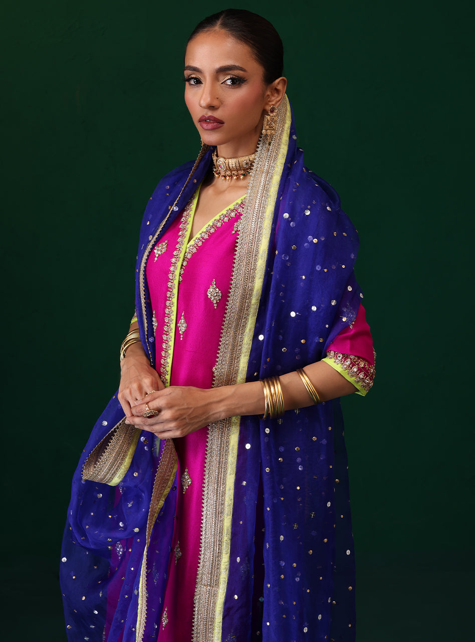 Zainab Chottani | Semi Formals | ZENEL by Zainab Chottani - Designer Dress - Type: Ladies Clothes - Available at Libayah - 100% Original
