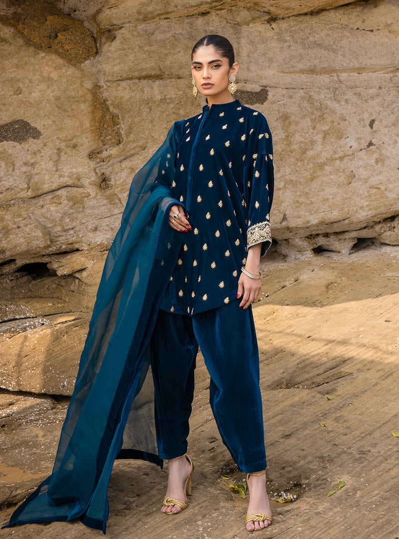 Zainab Chottani | Luxury Pret | PAREEHA by Zainab Chottani - Designer Dress - Type: Ladies Clothes - Available at Libayah - 100% Original