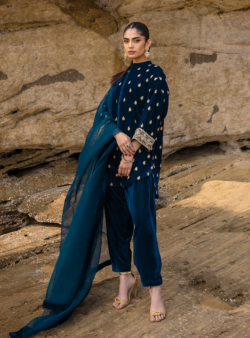 Zainab Chottani | Luxury Pret | PAREEHA by Zainab Chottani - Designer Dress - Type: Ladies Clothes - Available at Libayah - 100% Original