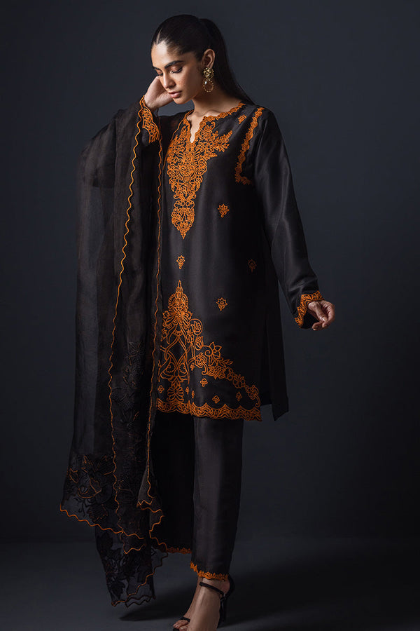 Sana Abbas | Luxury Pret | Obsidian by Sana Abbas - Designer Dress - Type: Ladies Clothes - Available at Libayah - 100% Original