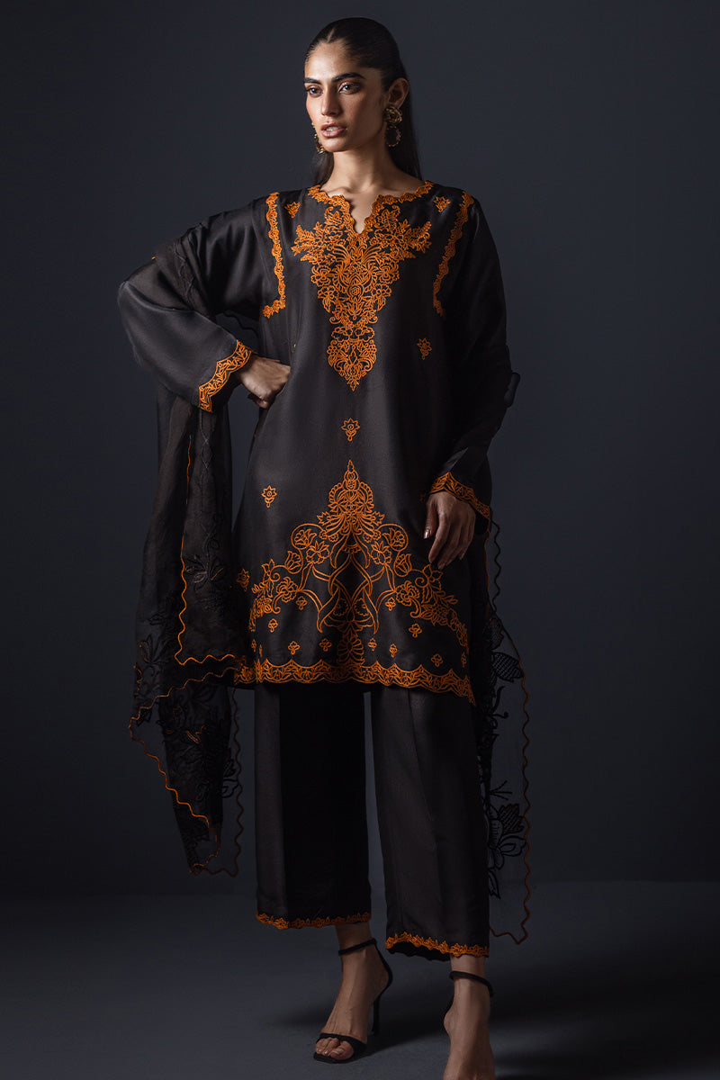Sana Abbas | Luxury Pret | Obsidian by Sana Abbas - Designer Dress - Type: Ladies Clothes - Available at Libayah - 100% Original