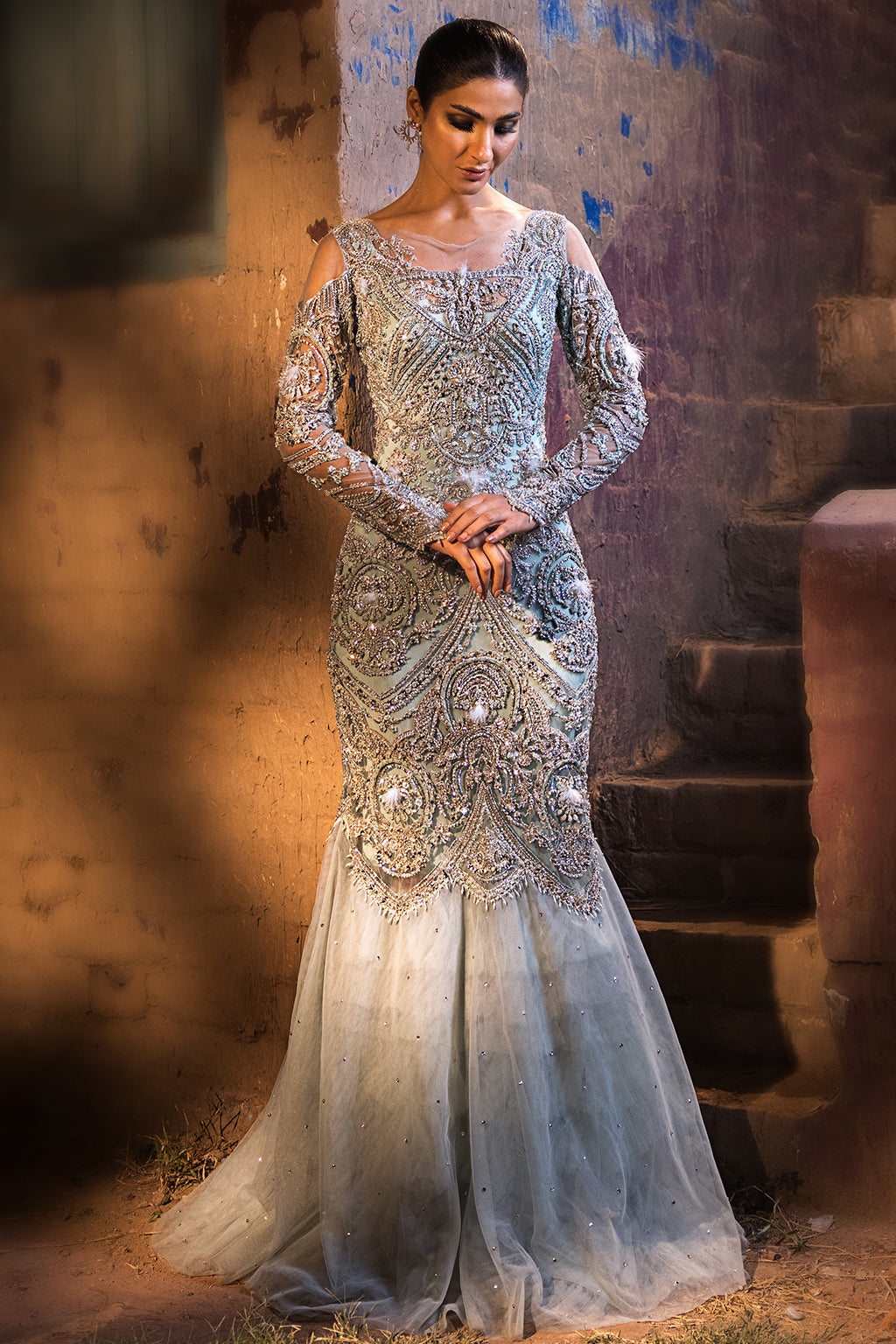 Erum Khan | Dazzling Fiesta | Lustrous - Designer Dress - Type : Ladies Clothes - Available at Libayah - 100% Original