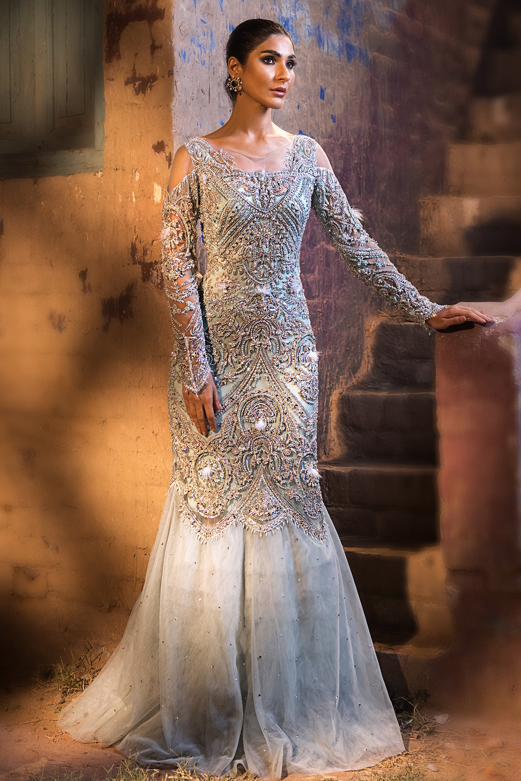 Erum Khan | Dazzling Fiesta | Lustrous - Designer Dress - Type : Ladies Clothes - Available at Libayah - 100% Original
