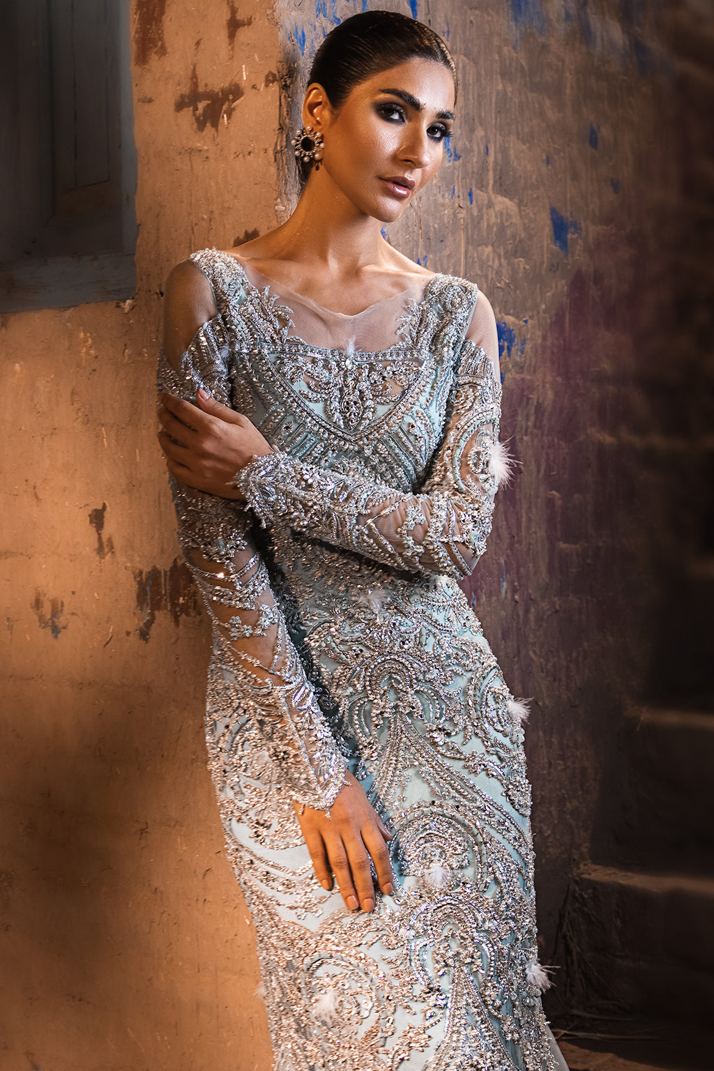 Erum Khan | Dazzling Fiesta | Lustrous - Designer Dress - Type : Ladies Clothes - Available at Libayah - 100% Original
