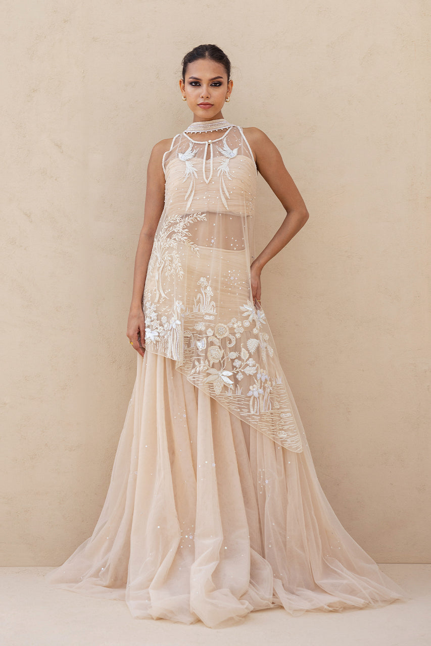 Niam – authentic Pakistani dress from the Sania Maskatiya Fall Festive Shimmer collection for women in the UK