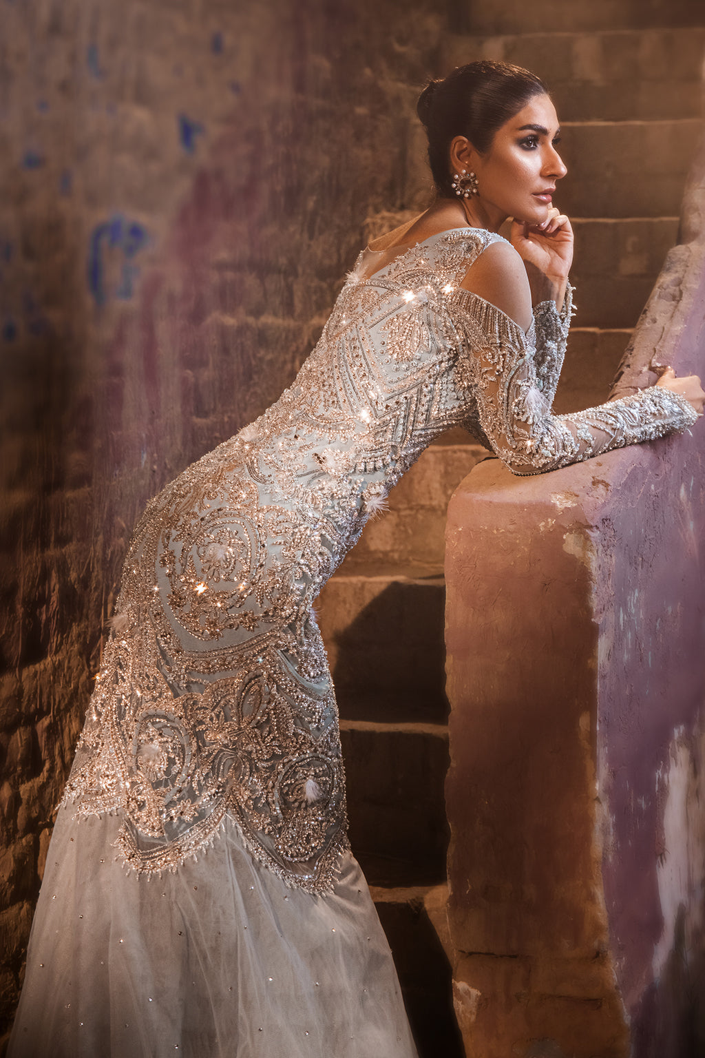 Erum Khan | Dazzling Fiesta | Lustrous - Designer Dress - Type : Ladies Clothes - Available at Libayah - 100% Original
