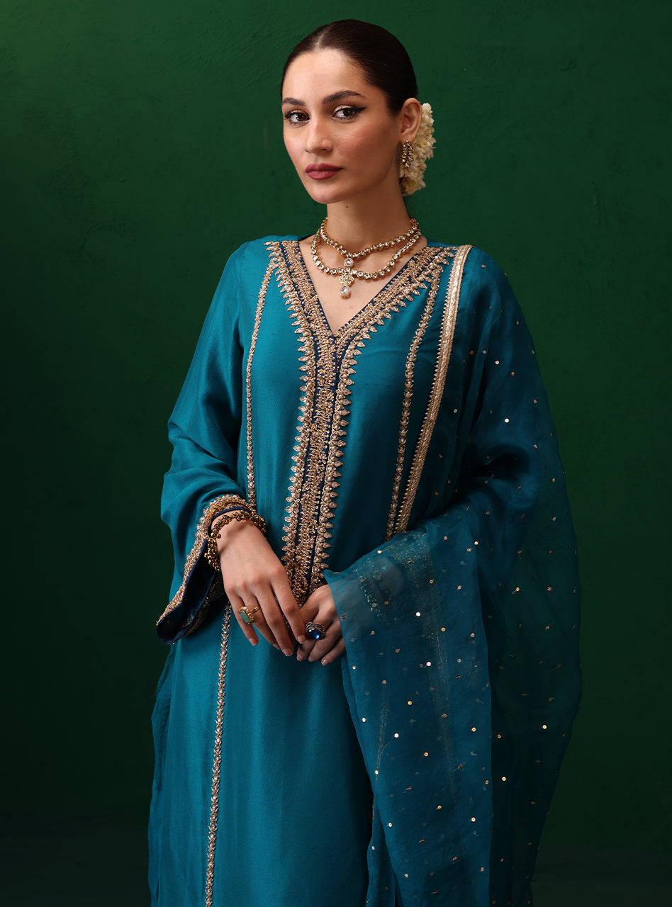 Zainab Chottani | Semi Formals | DERYA by Zainab Chottani - Designer Dress - Type: Ladies Clothes - Available at Libayah - 100% Original