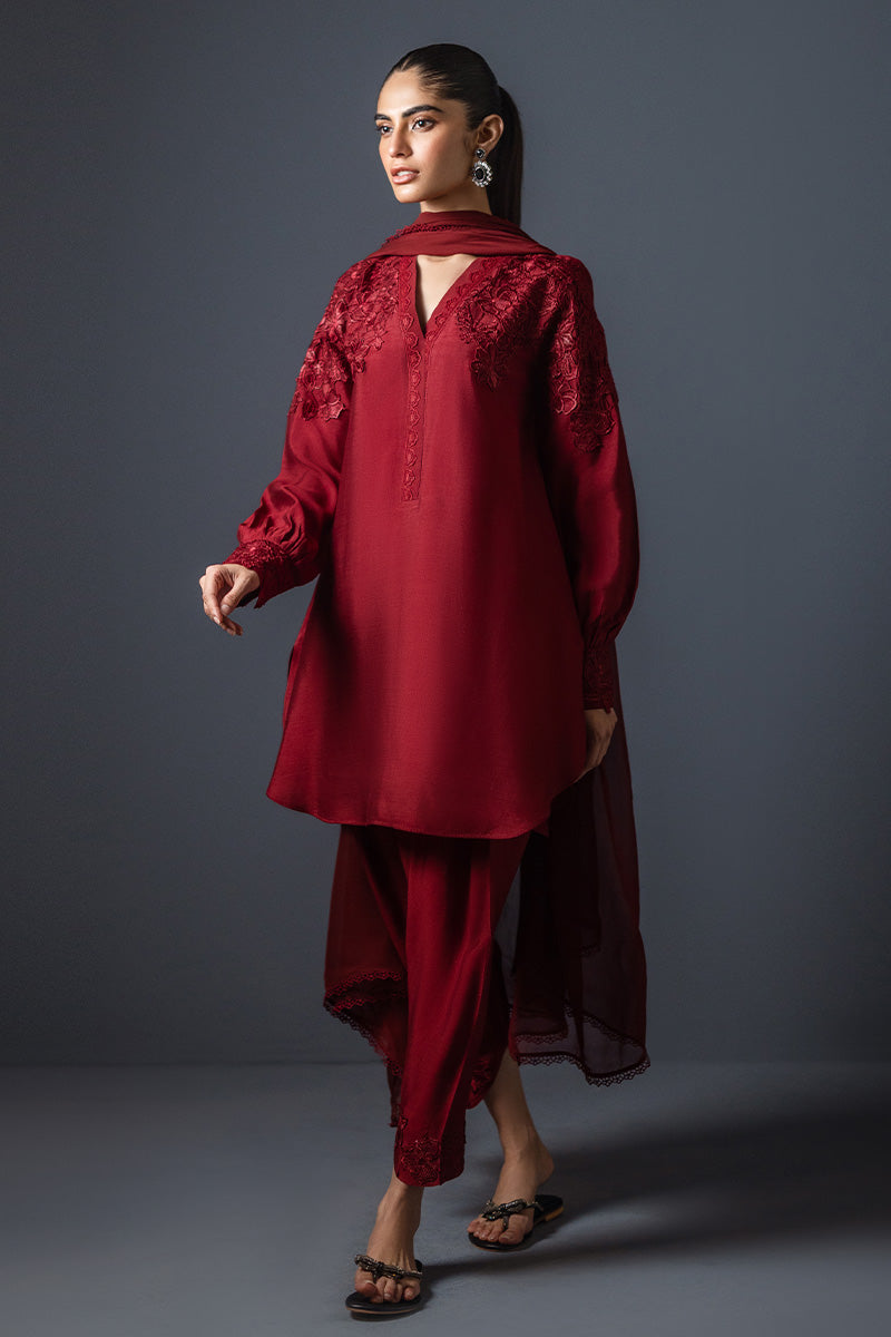 Sana Abbas | Luxury Pret | Red Jasper by Sana Abbas - Designer Dress - Type: Ladies Clothes - Available at Libayah - 100% Original