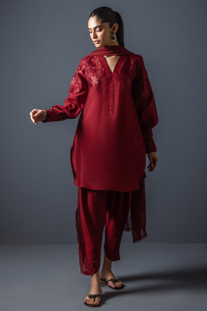 Sana Abbas | Luxury Pret | Red Jasper by Sana Abbas - Designer Dress - Type: Ladies Clothes - Available at Libayah - 100% Original