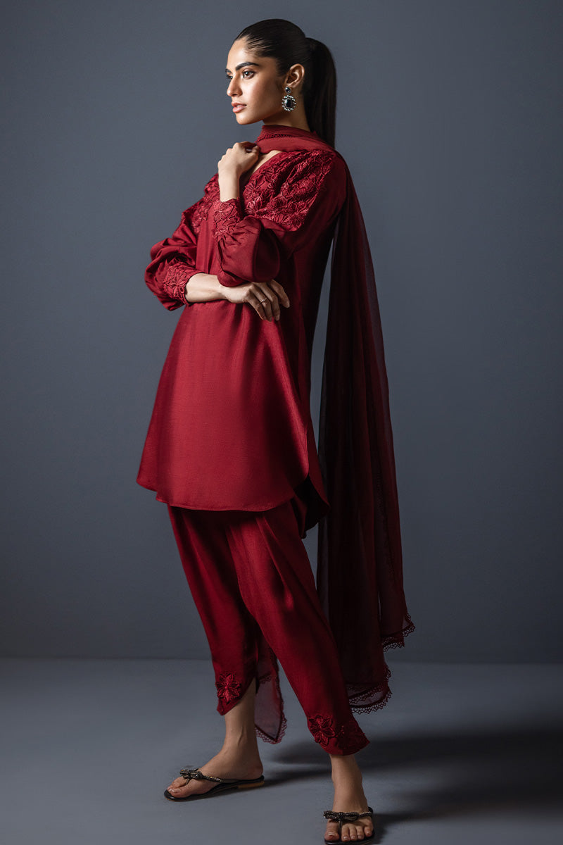 Sana Abbas | Luxury Pret | Red Jasper by Sana Abbas - Designer Dress - Type: Ladies Clothes - Available at Libayah - 100% Original