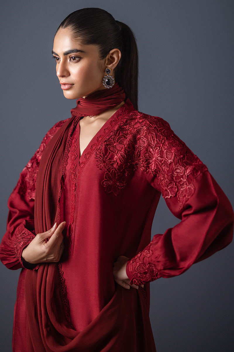 Sana Abbas | Luxury Pret | Red Jasper by Sana Abbas - Designer Dress - Type: Ladies Clothes - Available at Libayah - 100% Original
